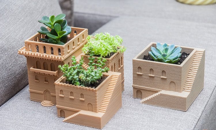  3D printed PLA eco-friendly plant pot
