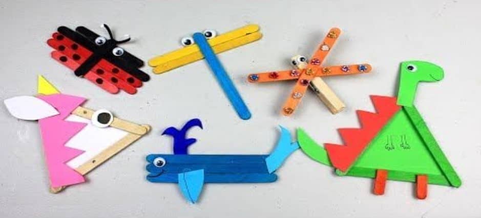 Easy Crafts with Popsicle Sticks
