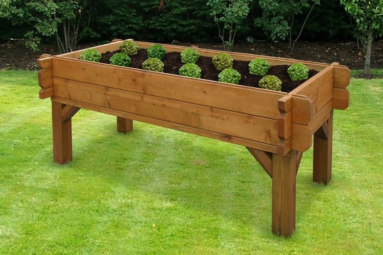 Why have a raised garden bed with legs?