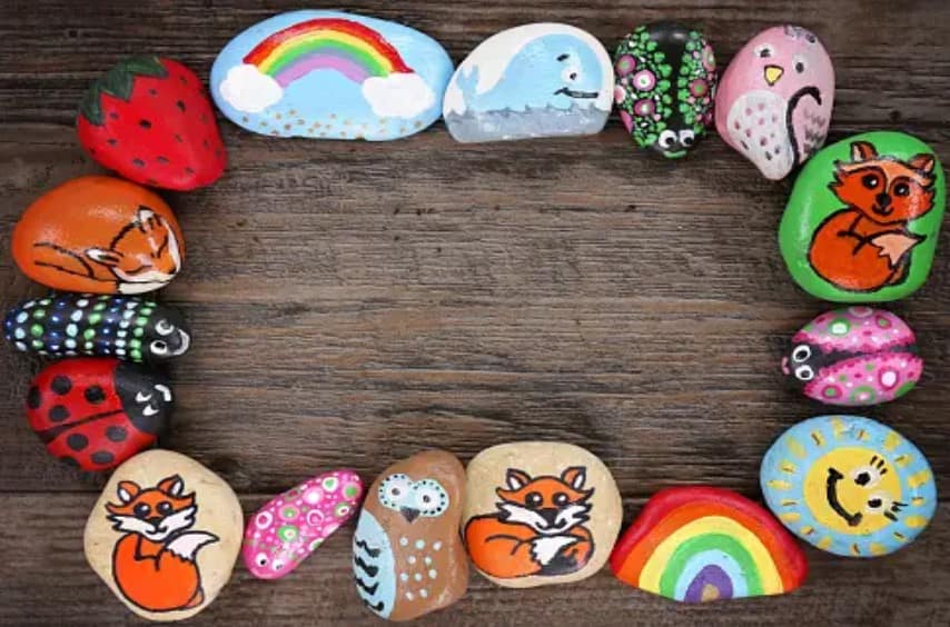 Crafts with rocks